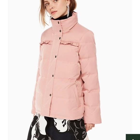 Kate spade ruffle yoke jacket.